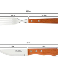 Jogo Para Churrasco 12 Peças Jumbo Garfo Faca Tramontina