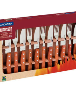 Jogo Para Churrasco 12 Peças Jumbo Garfo Faca Tramontina