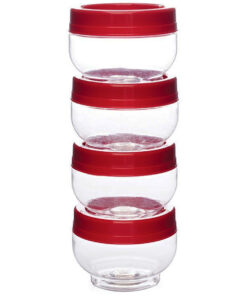 Pote para Tempero Plástico Empilhável Plasútil