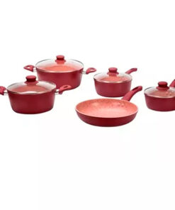 REF: AL130 Conjunto De Panela Antiaderente Indução Cerâmico Granite