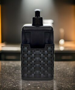 Dispenser de Detergente Preto Rattan Arqplast