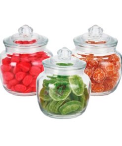 Jogo de potes herméticos para armazenamento de alimentos