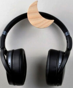 Cabide de Madeira Infantil 3 Peças Tema Noturno Mai Home