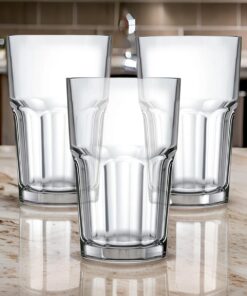 Jogo de Copos Vidro 3 Peças De 350ml Blanca
