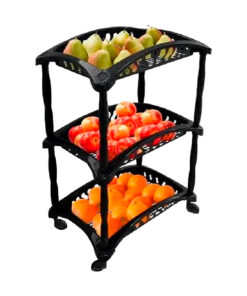 Fruteira de Chão Plástica 3 Andares Arqplast