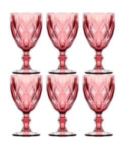 Jogo de Taças Diamond 245ml Colorido