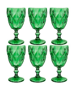 Jogo de Taças Diamond 245ml Colorido