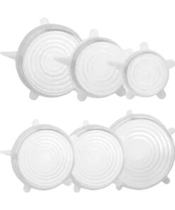Tampa de Silicone Redonda 6 Peças Ke home