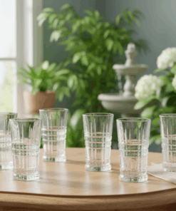 set, kit, conjunto Jogo de Copos Equilíbrio 300ml 6 Peças Casambiente