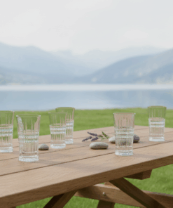 set, kit, conjunto Jogo de Copos Equilíbrio 300ml 6 Peças Casambiente