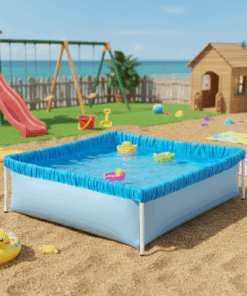 Tanque Balneário Piscina Infantil Quadrada 400 Litros Mor