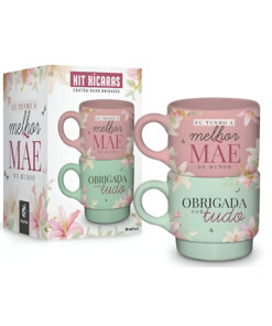 CANECA EMPILHADA DUPLA ONIX