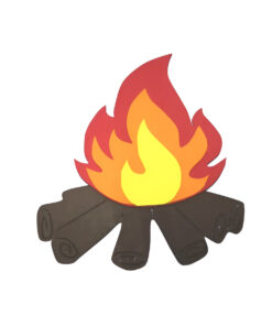 Decoração Eva fogueira