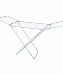 Varal De Chão Abas Slim Dobrável Retrátil Aço Reforçado Mor