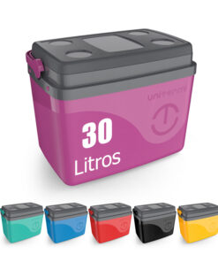 Caixa Térmica Cooler Com Alça 30 Litros Grande 45 Latas Unitermi