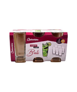 JOGO DE COPOS BALI 6 PECAS QUAD 315ML