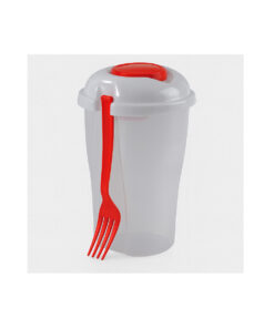 Copo Para Salada Com Garfo E Reservatório De Molho Fartex
