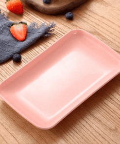 Travessa Bandeja de Bambu e Polipropileno Lyor