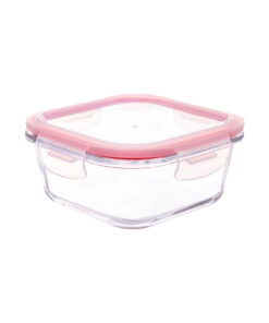 POTE DE VIDRO QUADRADO 800 ML