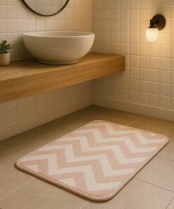 TAPETE GEOMETRICO POLIESTER 60 cm X 40 cm X 1 cm