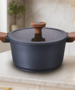 Jogo de Panelas Alumínio Injetado 5 Peças Cinza MTA