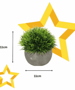 jarro, Cachepô, Arranjo Vaso de Cerâmica com Grama Permanente