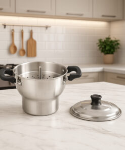 Cuscuzeira Individual REDAR 12 Cm Cor Inox2