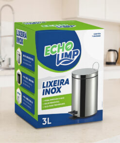 LIXEIRA INOX 3Litros