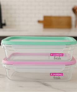 Pote Verde e rosa 820 Ml