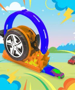 Lançador de carrinhos Mega Pop BS Toys