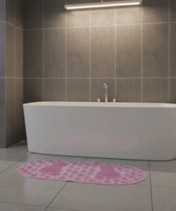 Protetor de Chão, base, esteira Tapete de Banheiro Antiderrapante com Ventosas