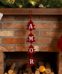 Enfeite para pendurar "AMOR" 9x48cm Rio Master