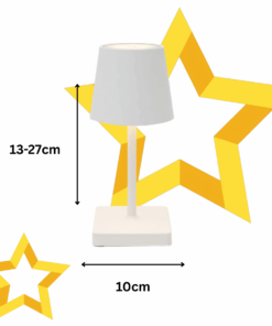 Luminária abajur de mesa de ferro