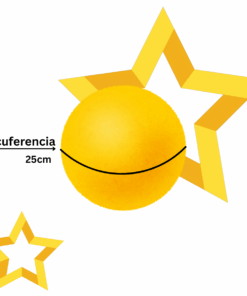 globo Luminária Crystal Ball de Madeira na base 25cm circunferência