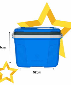 caixa térmica no jardim