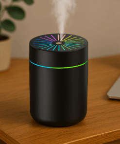 Umidificador Decorativo Circular Silencioso para Ambientes Fechados
