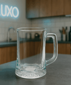 caneca de vidro para ocasiões