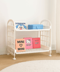 Mini estante organizadora branca 22x20x14 cm