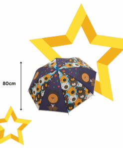 Guarda-Chuva Infantil com Estampa de Ursinhos 80cm