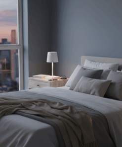 Luminária abajur de mesa de ferro