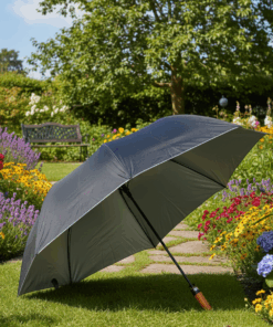 Guarda Chuva Automático Preto Dupla Camada 120x70cm