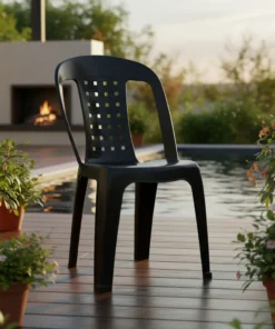 Cadeira Bistro Preta Arqplast