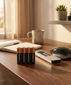 Pilha Alcalina AA Pequena 4 Unidades Duracell